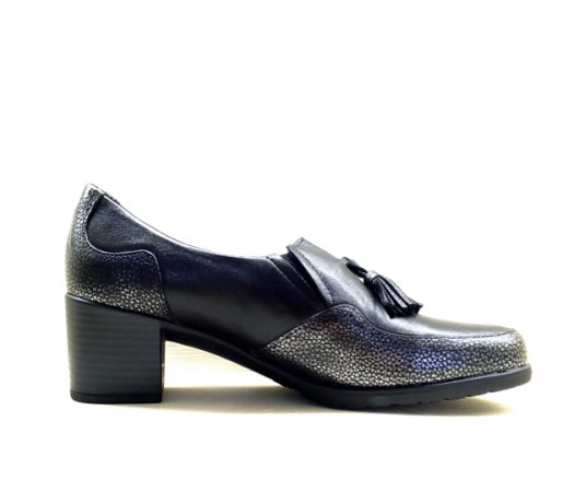 Pitillos Mulher 1833 Preto/prata