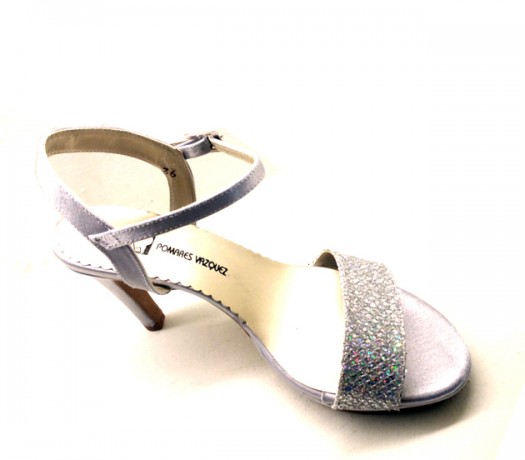 Sandálias festa Prata