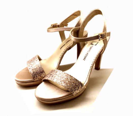 Sandálias Mulher Festa Ouro